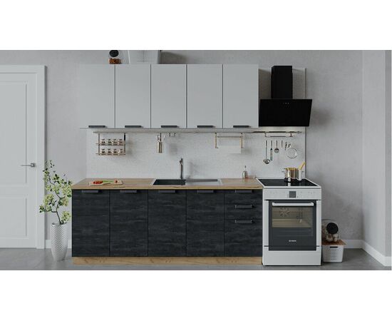 Кухонный гарнитур «Детройт» длиной 200 см | Интернет магазин мебели и декора LifeDekor