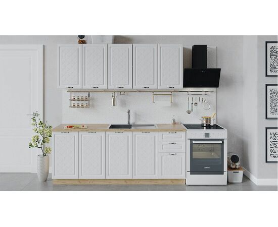 Кухонный гарнитур «Бьянка» длиной 200 см | Интернет магазин мебели и декора LifeDekor