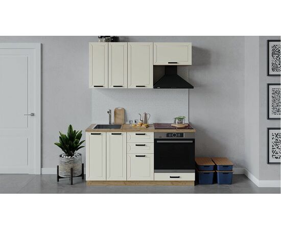 Кухонный гарнитур «Лорас» длиной 160 см со шкафом НБ | Интернет магазин мебели и декора LifeDekor