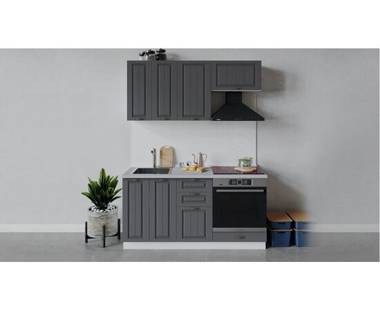 Кухонный гарнитур «Лина» длиной 160 см со шкафом НБ | Интернет магазин мебели и декора LifeDekor