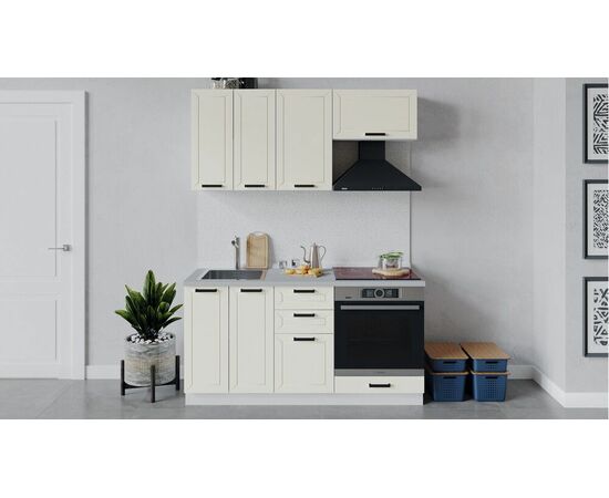 Кухонный гарнитур «Лорас» длиной 160 см со шкафом НБ | Интернет магазин мебели и декора LifeDekor