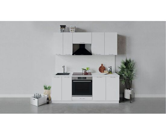 Кухонный гарнитур «Весна» длиной 200 см со шкафом НБ | Интернет магазин мебели и декора LifeDekor