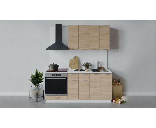 Кухонный гарнитур «Гранита» длиной 180 см со шкафом НБ | Интернет магазин мебели и декора LifeDekor