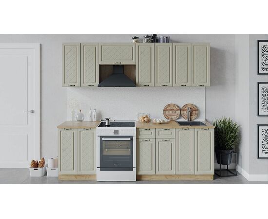 Кухонный гарнитур «Бьянка» длиной 240 см | Интернет магазин мебели и декора LifeDekor