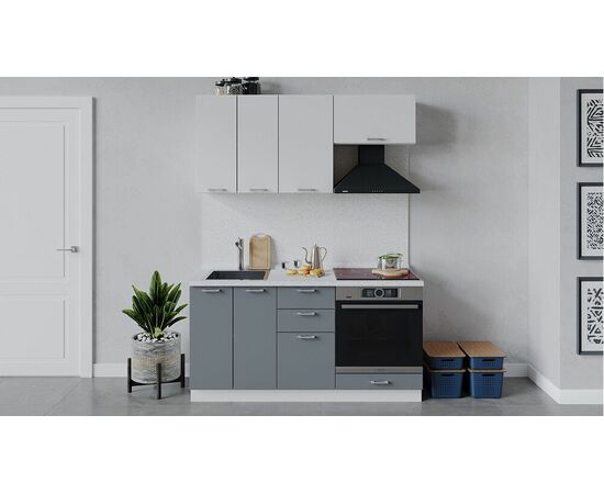 Кухонный гарнитур «Габриэлла» длиной 160 см со шкафом НБ | Интернет магазин мебели и декора LifeDekor