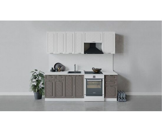 Кухонный гарнитур «Бьянка» длиной 220 см | Интернет магазин мебели и декора LifeDekor