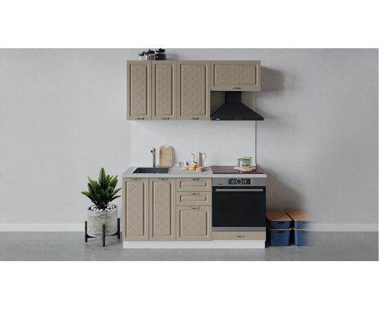 Кухонный гарнитур «Бьянка» длиной 160 см со шкафом НБ | Интернет магазин мебели и декора LifeDekor