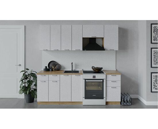 Кухонный гарнитур «Гранита» длиной 220 см | Интернет магазин мебели и декора LifeDekor