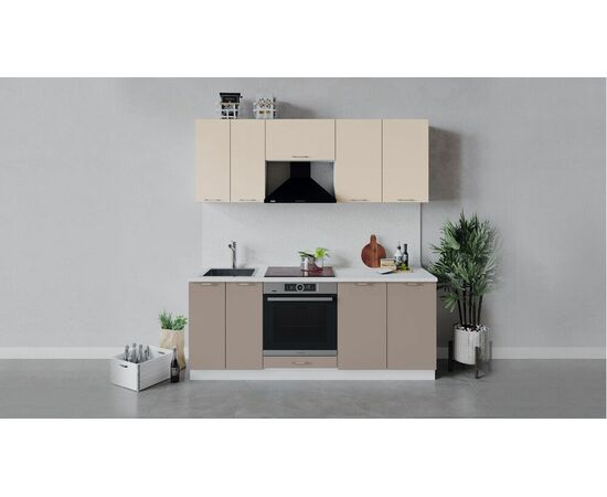 Кухонный гарнитур «Весна» длиной 200 см со шкафом НБ | Интернет магазин мебели и декора LifeDekor