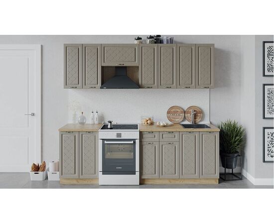 Кухонный гарнитур «Бьянка» длиной 240 см | Интернет магазин мебели и декора LifeDekor