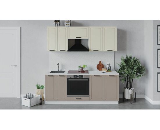 Кухонный гарнитур «Лорас» длиной 200 см со шкафом НБ | Интернет магазин мебели и декора LifeDekor