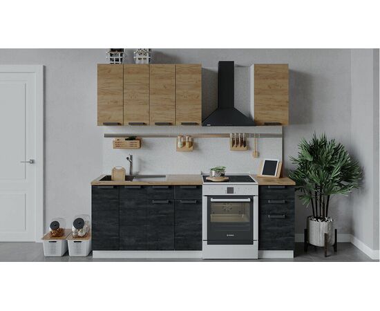 Кухонный гарнитур «Детройт» длиной 160 см | Интернет магазин мебели и декора LifeDekor