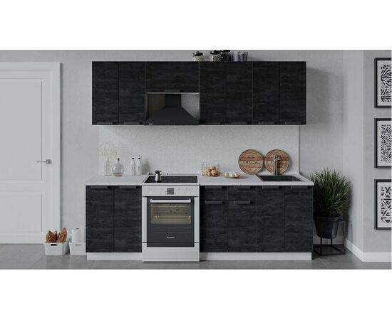 Кухонный гарнитур «Детройт» длиной 240 см | Интернет магазин мебели и декора LifeDekor