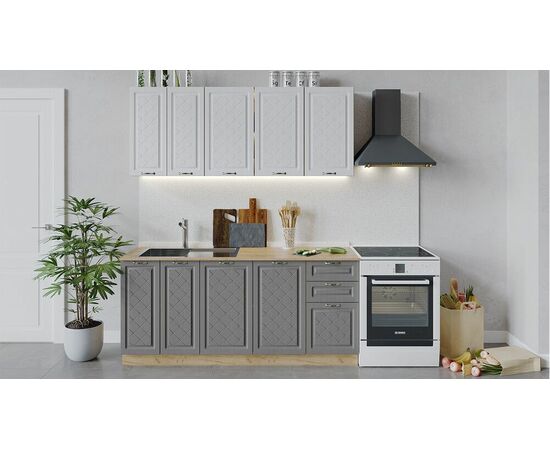 Кухонный гарнитур «Бьянка» длиной 180 см | Интернет магазин мебели и декора LifeDekor