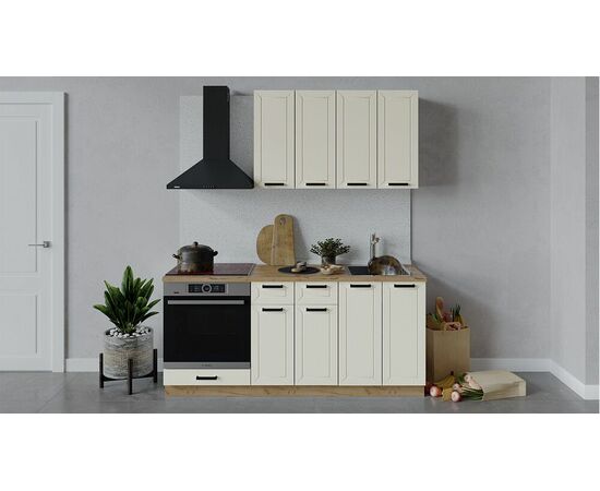 Кухонный гарнитур «Лорас» длиной 180 см со шкафом НБ | Интернет магазин мебели и декора LifeDekor