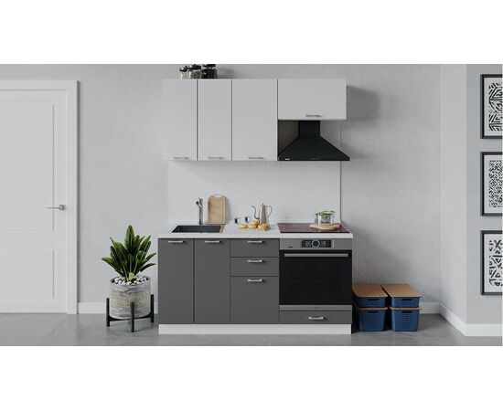 Кухонный гарнитур «Габриэлла» длиной 160 см со шкафом НБ | Интернет магазин мебели и декора LifeDekor