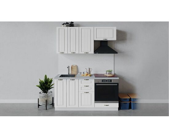 Кухонный гарнитур «Лина» длиной 160 см со шкафом НБ | Интернет магазин мебели и декора LifeDekor