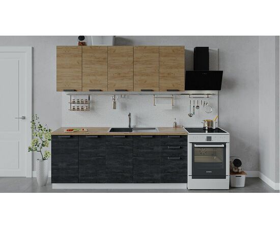 Кухонный гарнитур «Детройт» длиной 200 см | Интернет магазин мебели и декора LifeDekor