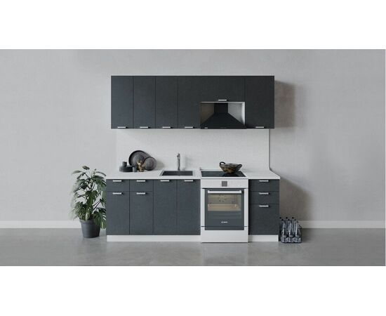 Кухонный гарнитур «Гранита» длиной 220 см | Интернет магазин мебели и декора LifeDekor