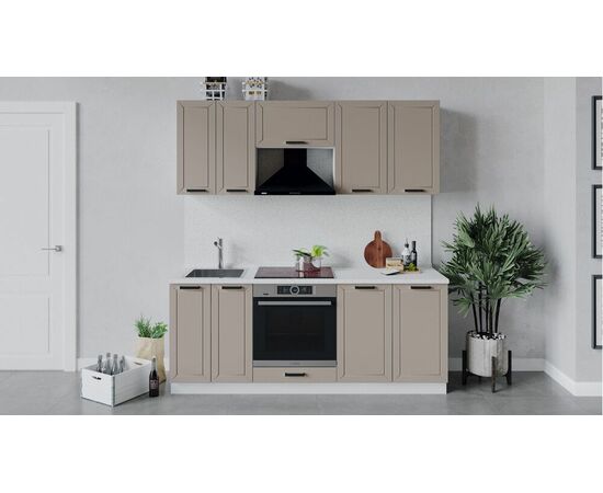 Кухонный гарнитур «Лорас» длиной 200 см со шкафом НБ | Интернет магазин мебели и декора LifeDekor