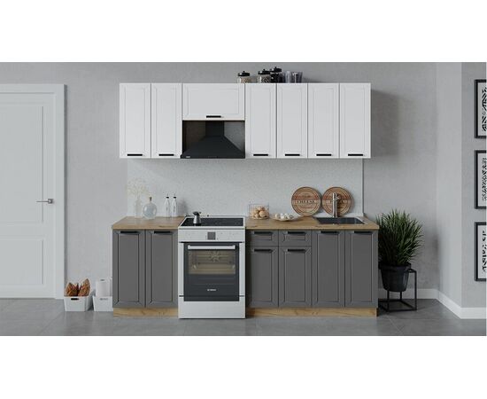 Кухонный гарнитур «Лорас» длиной 240 см | Интернет магазин мебели и декора LifeDekor