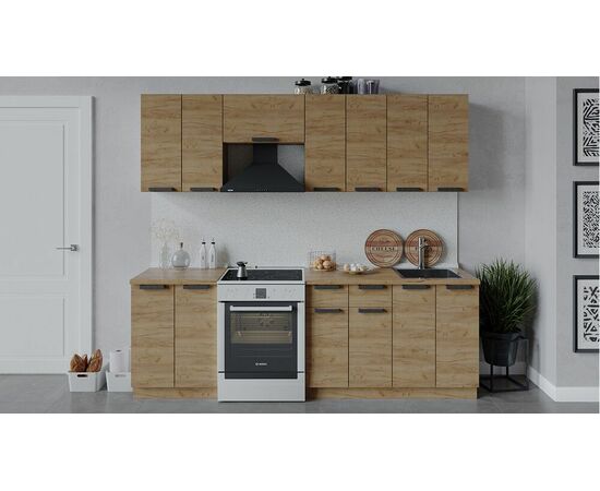 Кухонный гарнитур «Детройт» длиной 240 см | Интернет магазин мебели и декора LifeDekor