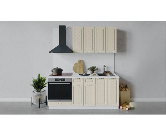 Кухонный гарнитур «Бьянка» длиной 180 см со шкафом НБ | Интернет магазин мебели и декора LifeDekor