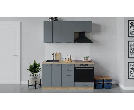 Кухонный гарнитур «Габриэлла» длиной 160 см со шкафом НБ | Интернет магазин мебели и декора LifeDekor