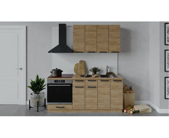 Кухонный гарнитур «Детройт» длиной 180 см со шкафом НБ | Интернет магазин мебели и декора LifeDekor