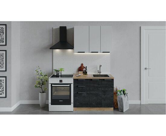 Кухонный гарнитур «Детройт» длиной 100 см | Интернет магазин мебели и декора LifeDekor