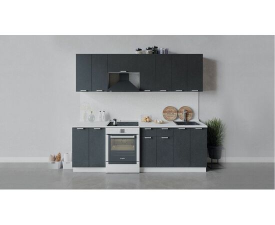 Кухонный гарнитур «Гранита» длиной 240 см | Интернет магазин мебели и декора LifeDekor