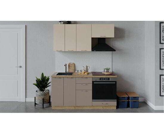 Кухонный гарнитур «Весна» длиной 160 см со шкафом НБ | Интернет магазин мебели и декора LifeDekor