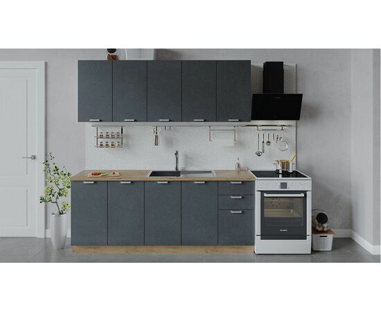 Кухонный гарнитур «Гранита» длиной 200 см | Интернет магазин мебели и декора LifeDekor