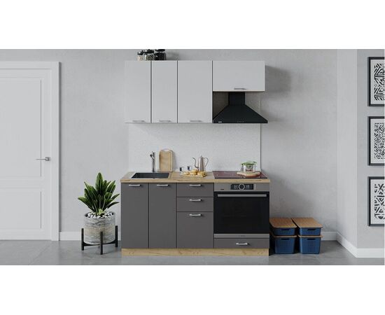 Кухонный гарнитур «Габриэлла» длиной 160 см со шкафом НБ | Интернет магазин мебели и декора LifeDekor