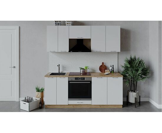 Кухонный гарнитур «Весна» длиной 200 см со шкафом НБ | Интернет магазин мебели и декора LifeDekor