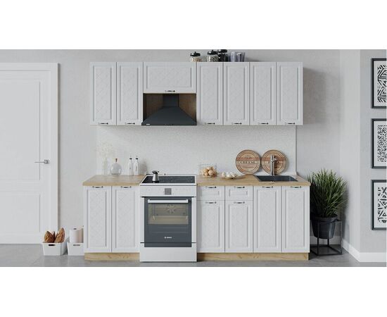 Кухонный гарнитур «Бьянка» длиной 240 см | Интернет магазин мебели и декора LifeDekor