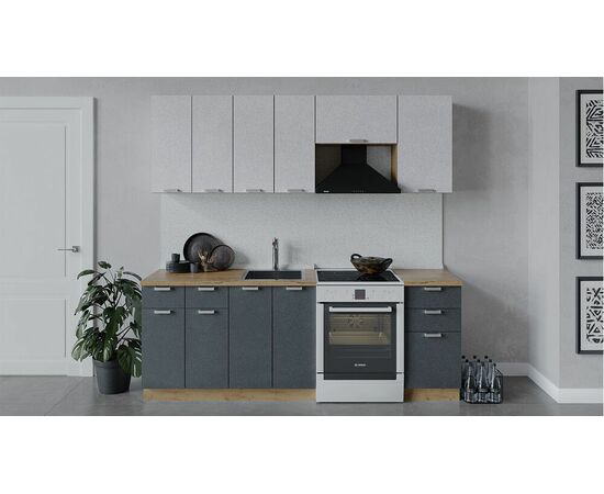 Кухонный гарнитур «Гранита» длиной 220 см | Интернет магазин мебели и декора LifeDekor