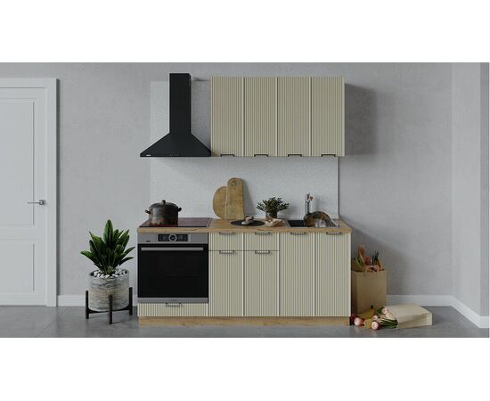 Кухонный гарнитур «Кимберли» длиной 180 см со шкафом НБ | Интернет магазин мебели и декора LifeDekor