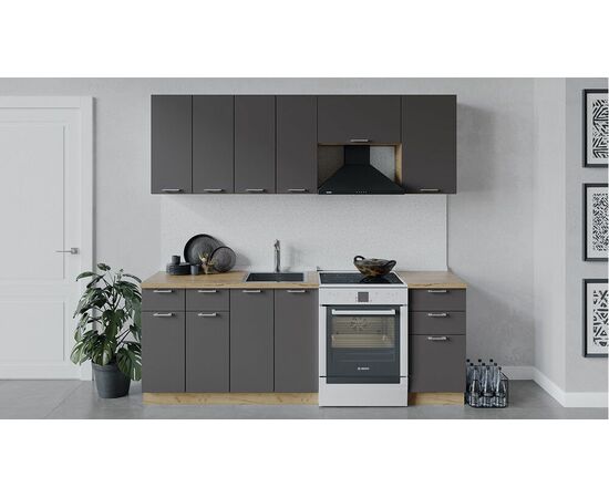 Кухонный гарнитур «Габриэлла» длиной 220 см | Интернет магазин мебели и декора LifeDekor