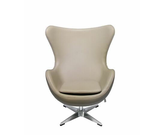 Кресло EGG STYLE CHAIR латте, экокожа, изображение 2 | Интернет магазин мебели и декора LifeDekor