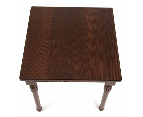 Стол журнальный "Мили" (темный орех/патина темная / 53х53хН55), изображение 3 | Интернет магазин мебели и декора LifeDekor