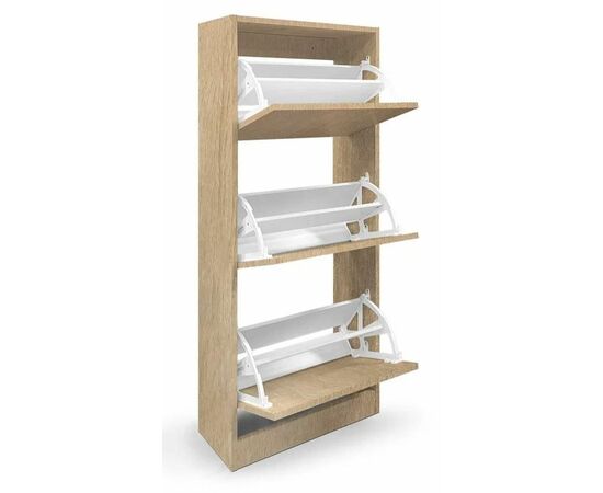 Обувница Лаком-3 (Дуб сонома), изображение 3 | Интернет магазин мебели и декора LifeDekor