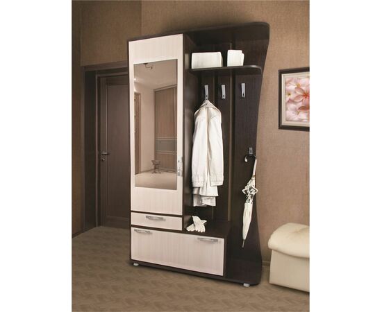 Прихожая "Классик" (Венге, Дуб Беленный) | Интернет магазин мебели и декора LifeDekor