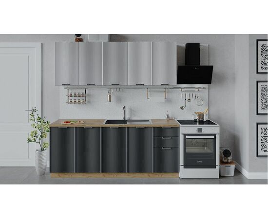 Кухонный гарнитур «Кимберли» длиной 200 см | Интернет магазин мебели и декора LifeDekor