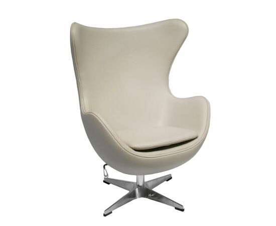 Кресло EGG STYLE CHAIR латте, экокожа | Интернет магазин мебели и декора LifeDekor