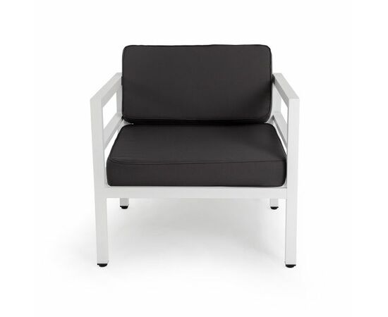 "Эстелья" кресло интерьерное, каркас из алюминия, изображение 2 | Интернет магазин мебели и декора LifeDekor