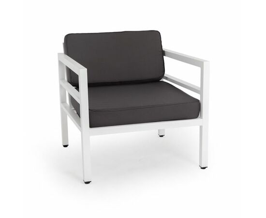 "Эстелья" кресло интерьерное, каркас из алюминия, изображение 3 | Интернет магазин мебели и декора LifeDekor