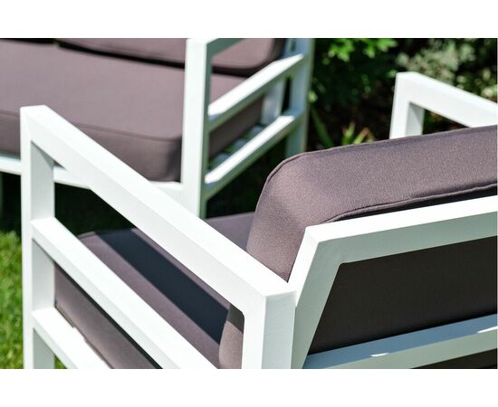 "Эстелья" кресло интерьерное, каркас из алюминия, изображение 7 | Интернет магазин мебели и декора LifeDekor