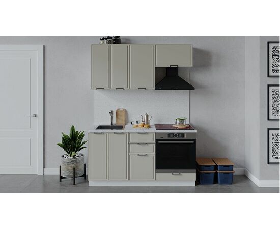 Кухонный гарнитур «Белладжио» длиной 160 см со шкафом НБ | Интернет магазин мебели и декора LifeDekor