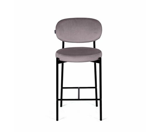 Стул полубарный Mason, бархат серый 27, изображение 7 | Интернет магазин мебели и декора LifeDekor